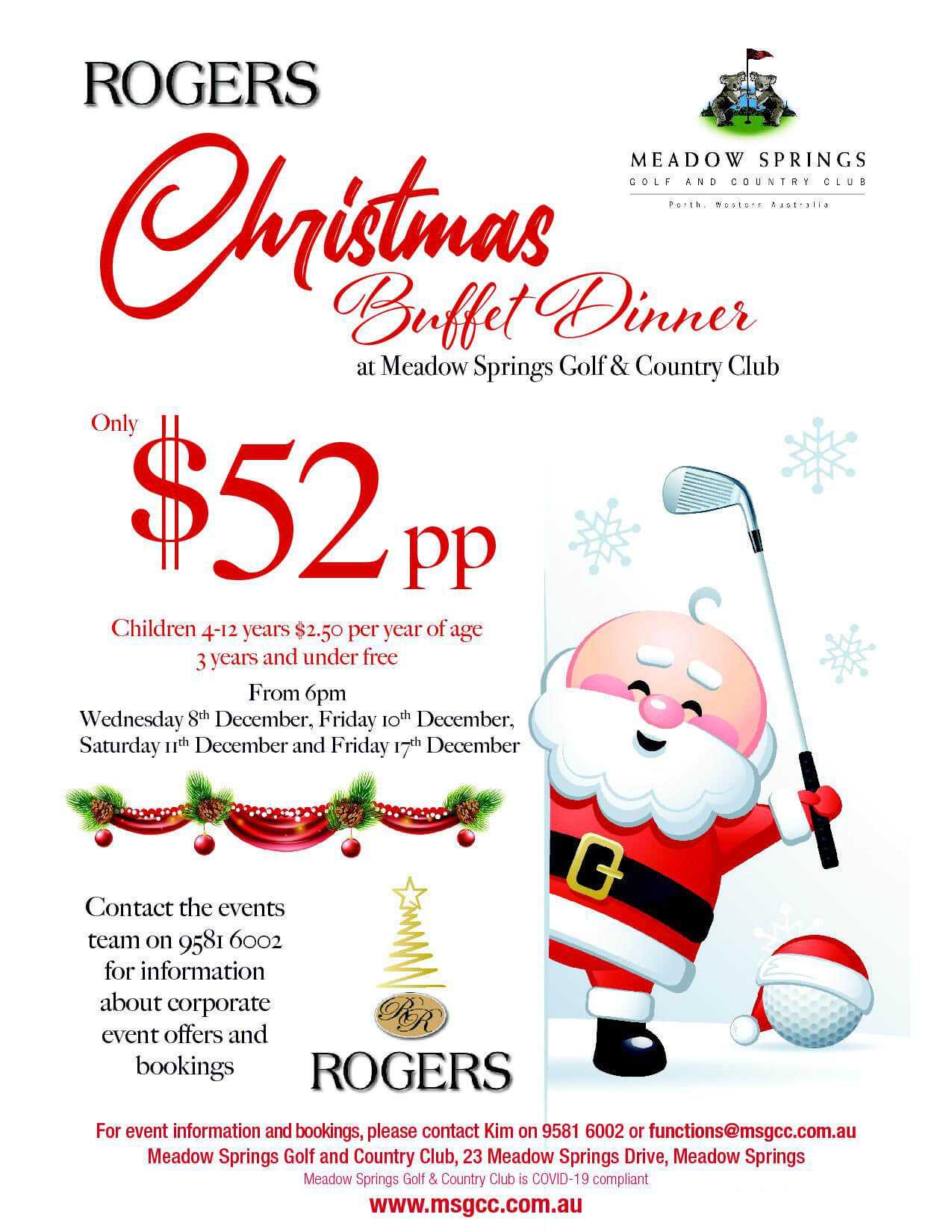 Christmas Buffet Dinner
