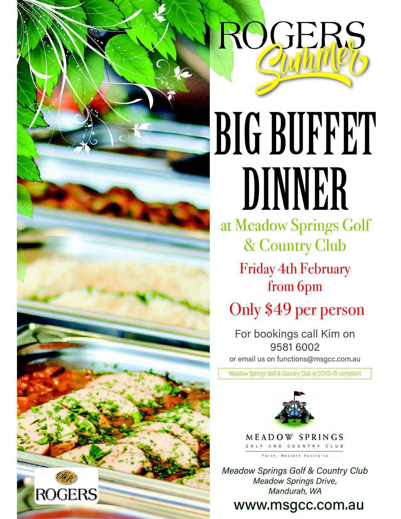 Summer Big Buffet Dinner